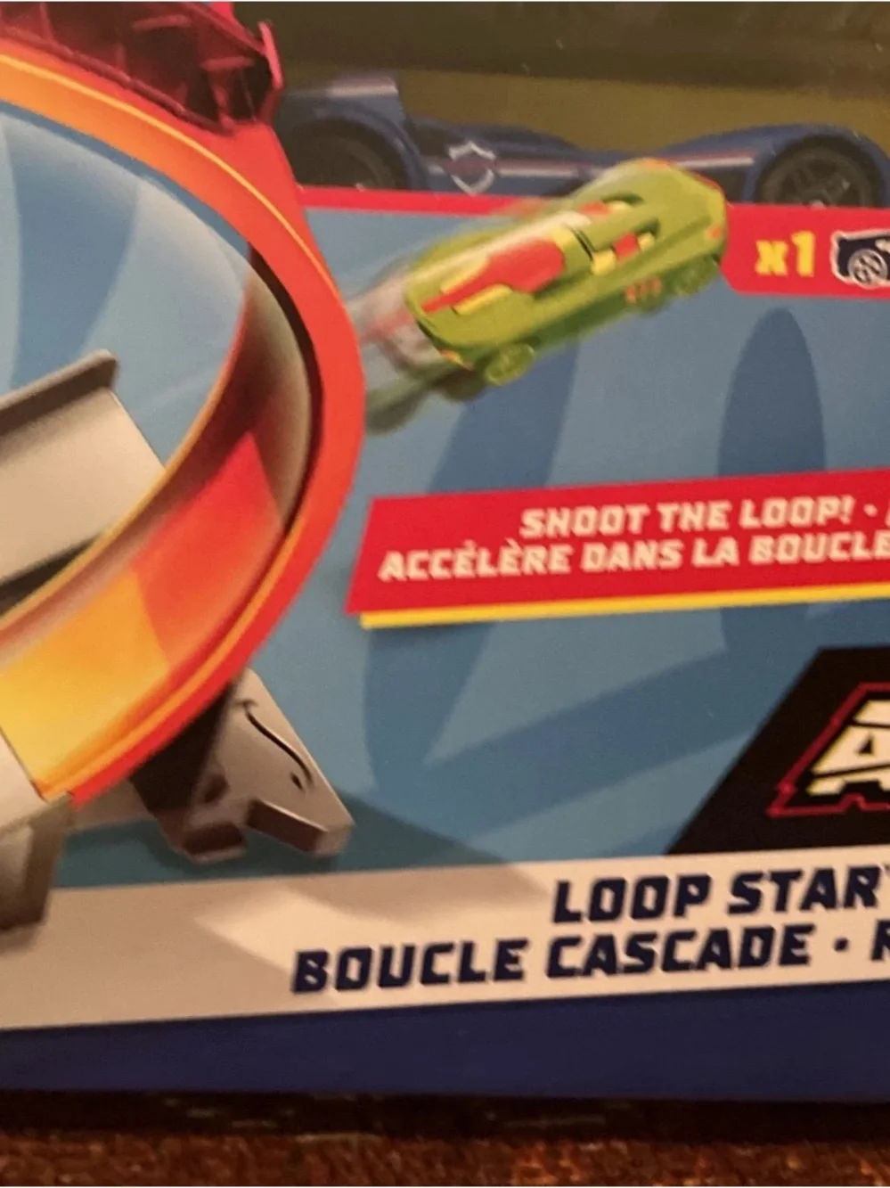 Lot of 2 HOT WHEELS Action Accessories Flip Ripper & Loop Star w/ Cars NEW